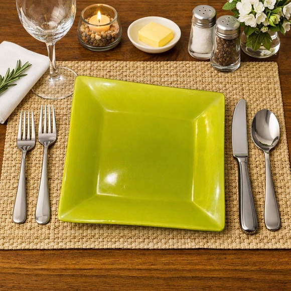 Pier 1 Other - Pier 1 Imports Lime Green Earthenware